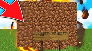 I BUILT THE WORST HOUSE IN MINECRAFT SURVIVAL!? - Minecraft Survival #4