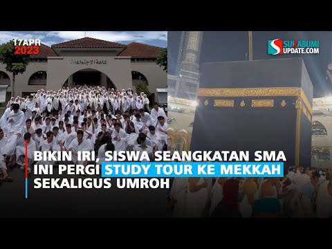 Bikin Iri, Siswa Seangkatan SMA Ini Pergi Study Tour ke Mekkah Sekaligus Umroh