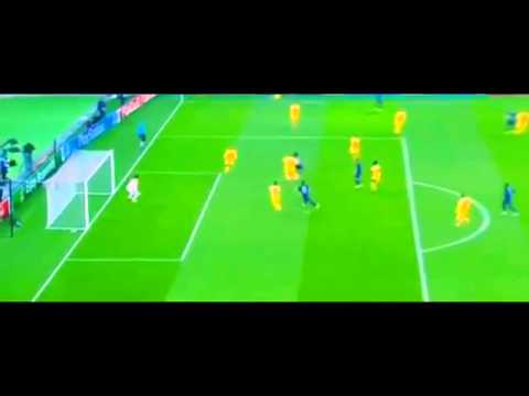 Cavani wonderful Goal Paris SG 1vs0 APOEL Edison  Champions League  5-11-2014