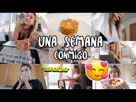UNA SEMANA CONMIGO *EN CUARENTENA* 💇‍♀️| Exámenes, Me corto el pelo, Ejercicio… 🔥