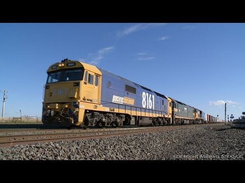 Pacific National 7902V Mildura Container Freight Train (30/6/2021) - PoathTV Australian Railways