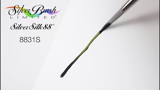 SILVER BRUSH SILVER SILK PENNELLO ULTRA ROUND MANICO CORTO SERIE 8831S