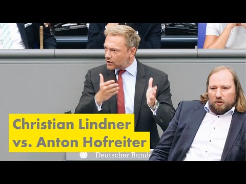 Christian Lindner vs  Anton Hofreiter!