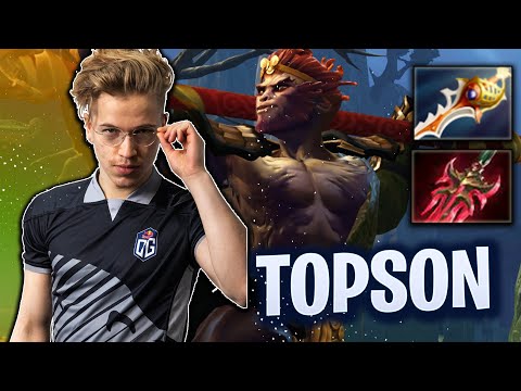 OG.Topson - Monkey King Mid | Dota 2 7.28 Pro Gameplay