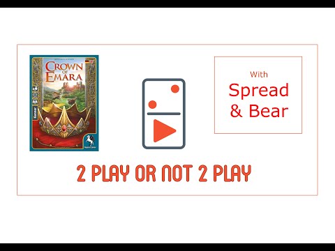 Crown of Emara 2 Player Board Game Review with Spread & Bear