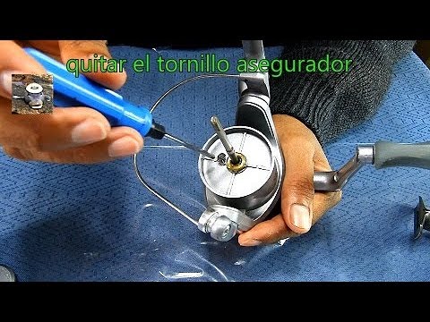 Repair and maintenance of fishing reel (surfcasting reel)