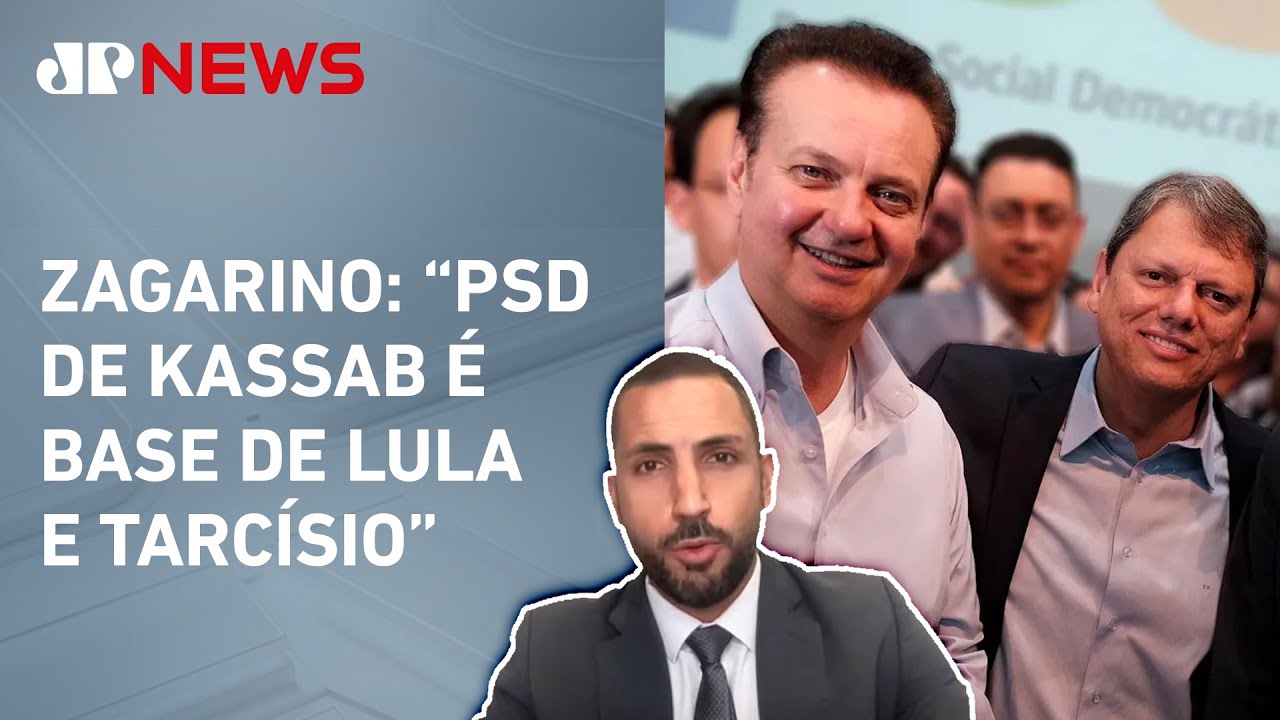 Foco nas eleições de 2026 desgasta relação entre Tarcísio e Kassab? Zagarino analisa