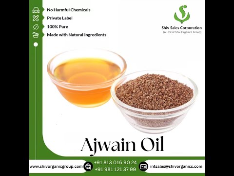 Trachyspermum Ajwain Oil-Spices Oil, For More