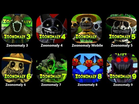 Zoonomaly Mobile Official GamePlay - Zoonomaly 3,Zoonomaly 4 to 9 Fanmade,Zoonomaly Full GamePlay