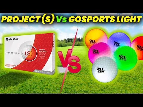 TaylorMade Project S Golf Balls vs GoSports Light Up LED Golf Balls Review and Comparison