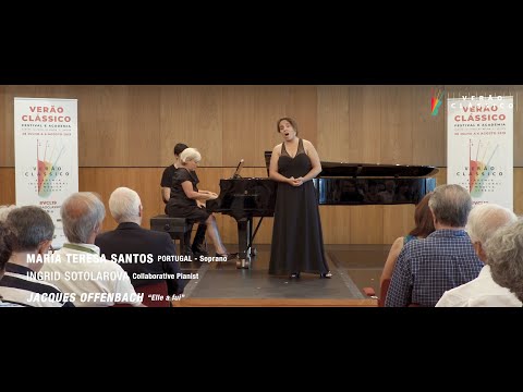 Festival VERÃO CLÁSSICO 2019 - TalentFest, Maria Teresa Santos (soprano) - Offenbach