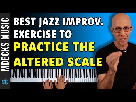 Best Jazz Improv Exercise To Practice The Altered Scale. Jazz Tutorial