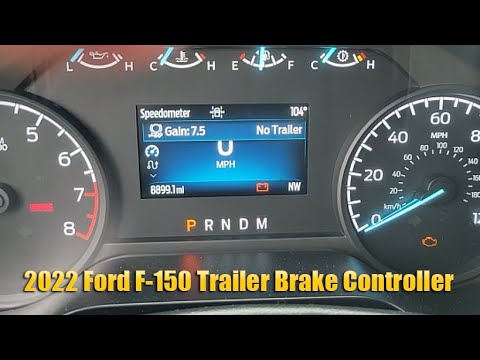2022 Ford F 150 Trailer Brake Controller Installation