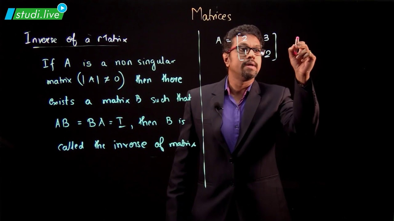 MATH | MATRICES | Inverse of a Matrix - Intro