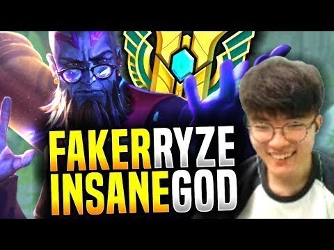 Faker is a Beast with Ryze! - SKT T1 Faker Picks Ryze Mid #102
