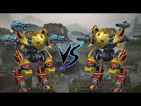 Cryo vs Storm Ravana. Comparison and Gameplay. War Robots Test Server.