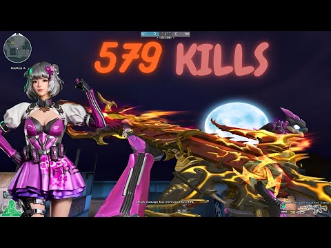 Crossfire West, 579 KILLS M4A1-S-Dragon Soul (RED SAND) With GIGI Character