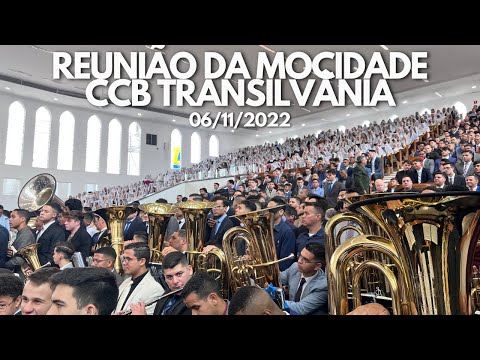 REUNIÃO DA MOCIDADE CCB TRANSILVÂNIA 06/11/22 (JUNINHO DE CAMBURI) | HINO CCB 201 - DEUS NOS GUARDE