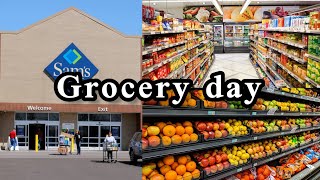Grocery day with me ☁️/التقدية الأسبوعية🍊/جولة في Sam's club