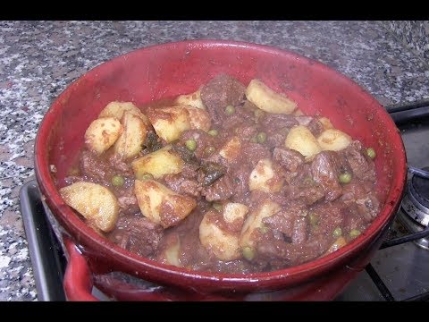 Spezzatino con Patate e Piselli