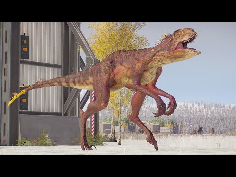 RELEASE ALL 94 TERRESTRIAL DINOSAURS IN SIERRA NEVADA - Jurassic Word Evolution 2