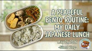 Salt-Marinated Chicken Tenderloin Bento 🍱 + Meal-Prep Kinpira Gobo | Silent Vlog