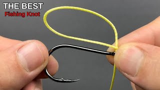 The Simplest but Strongest Fishing Knot Ever | 100% Trust👍 Best for Hooks!