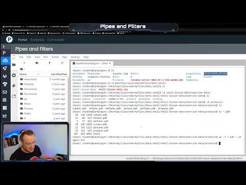 Intro to Linux - Pipes and Filters Pt 1  - VDB Computational Biology