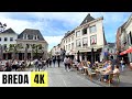 BREDA, NETHERLANDS 🇳🇱 [4K] City Centre — Walking Tour