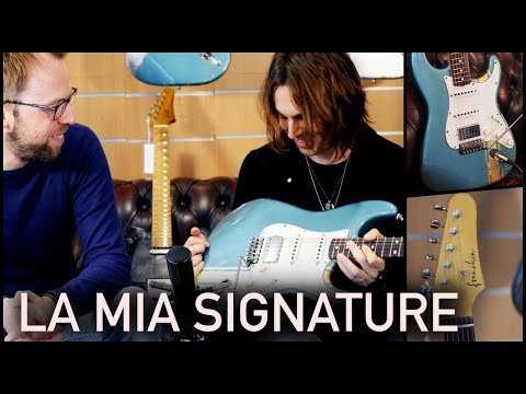 Made to Order - FRANCHIN Mercury guitar Paul Audia Signature - Lake Placid Blue / Sherwood Green / Candy Apple Red - Gold Racing Stripe Relic Aged 100% Nitro Lacquer Stratocaster-Strat-S-Style Made in Italy image 14