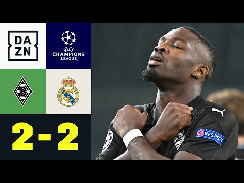Gladbach-Wunder bleibt aus, spätes Real-Remis: Gladbach - Madrid 2:2 | UEFA Champions League | DAZN