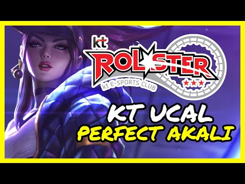 UCAL PERFECT AKALI PLAYS | KT FAN CHANNEL | AKALI VS AATROX | CHALLENGER KOREA | LEAGUE OF LEGENDS
