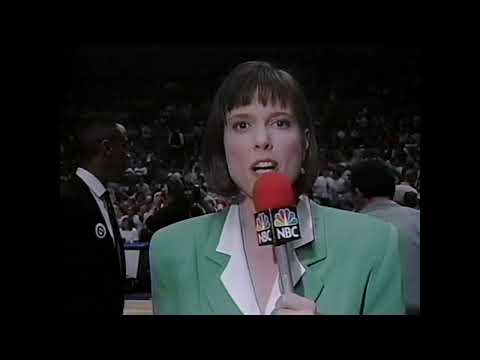 NBA Finals 1994 Game 3 New York Knicks vs  Houston Rockets Ewing vs  Olajuwon