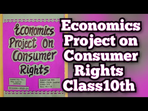 Consumer Rights Project for Class10th || Project on Consumer Awareness for Class 10th
