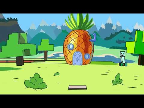 Bob Esponja - Spongebob in Minecraft 🎵 TheFatRat - Unity (Music Animation) #spongebob #an