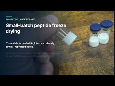 Small-Batch Peptide Freeze Drying Case with Creator 1S(T) Max video cover