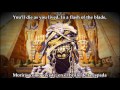Iron Maiden Flash Of The Blade Subtitulos al Español y Lyrics (HD)