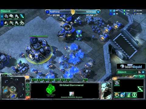 Game 1 - PoltPrime vs NEXHack - TeamSpeak TL SC2 Open #18 Semi-Final B