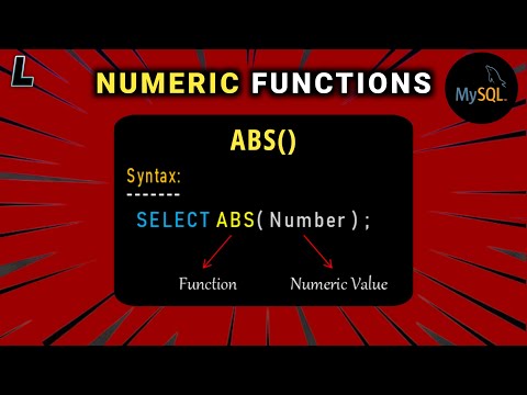 Numeric Functions In Sql Abs Function Sql Series 19