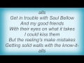 Sufjan Stevens - Saul Bellow Lyrics