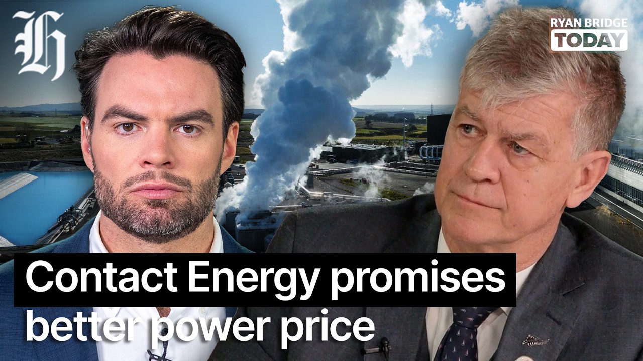 'At or below' inflation: Contact Energy promises better power price news | Ryan Bridge TODAY