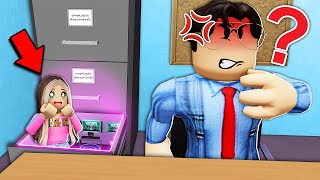 I Built A SECRET GAMING ROOM To Hide From My MEAN BOSS! (Roblox)