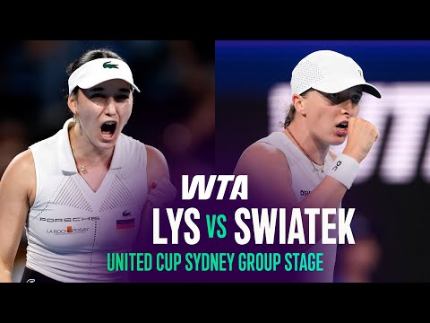 Eva Lys gegen Iga Swiatek | United Cup Sydney 2026, Gruppenphase | WTA-Match-Highlights