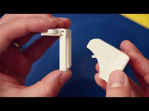 Vmaisi Magnetic Locks for Cabinets and Drawers, Simple Baby Proofing Adhesive Latches No Drilling