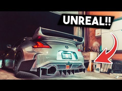 Worlds Most AGGRESSIVE Diffuser For the 370Z! *INSTALL*