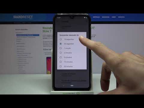 Cómo cambiar tiempo de bloqueo de pantalla en CUBOT Note 7 - tiempo de espera