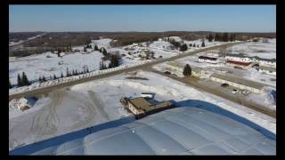 preview picture of video 'Drone video of winter in the Turtle Mountains'