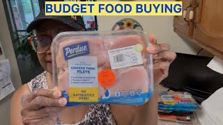Grocery shopping on a budget, catching sales and saving money.  #groceryshopping  #budgetshopping 