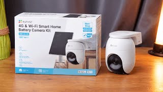 EZVIZ CB8 Lite 4G Kit : Sécurité 360°, Batterie & 4G Sans Wi-Fi !