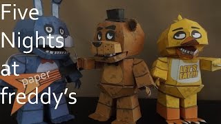 Five Nights at Freddy's Trailer (Papercraft Remake)